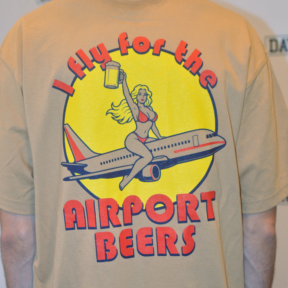I Fly For The Airport Beers T-Shirt