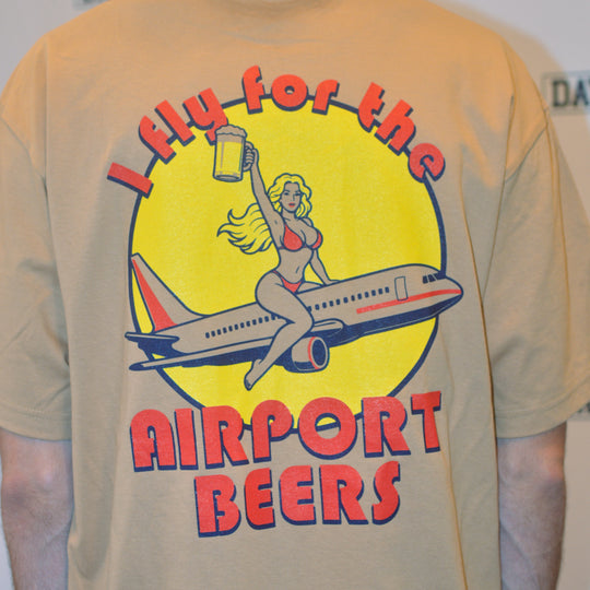I Fly For The Airport Beers T-Shirt
